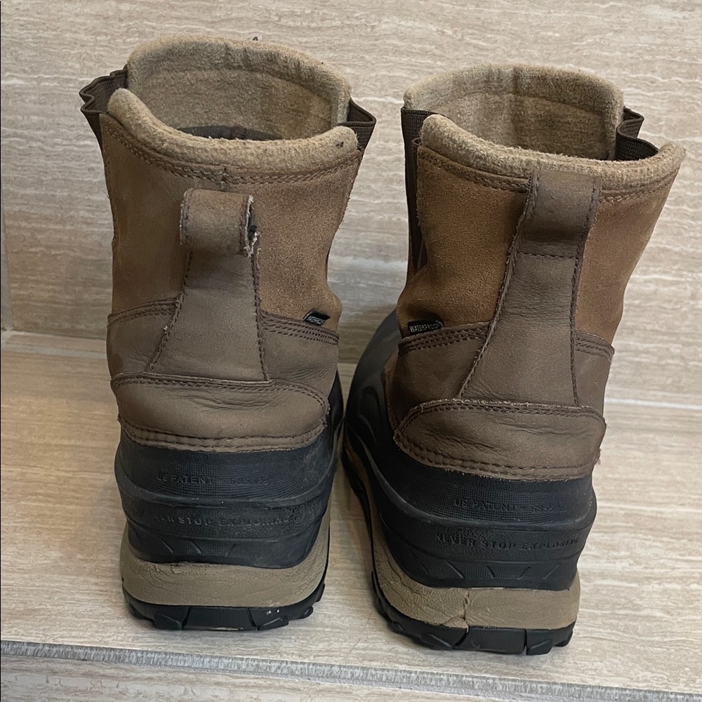 The North Face UGC Men’s Sz 10 Tan and Black Outdoor Waterproof Boots - Picture 4 of 10